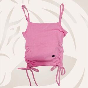 NEW Hollister Pink Ruched tank top Sz XS